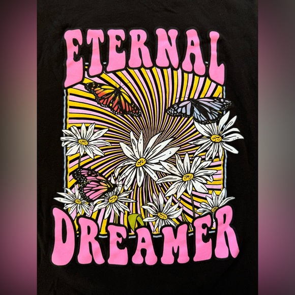 Bluenotes Womens Butterfly Floral Tee Shirt - Picture 2 of 6